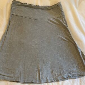 Horny Toad Light Gray A-Line Skirt
